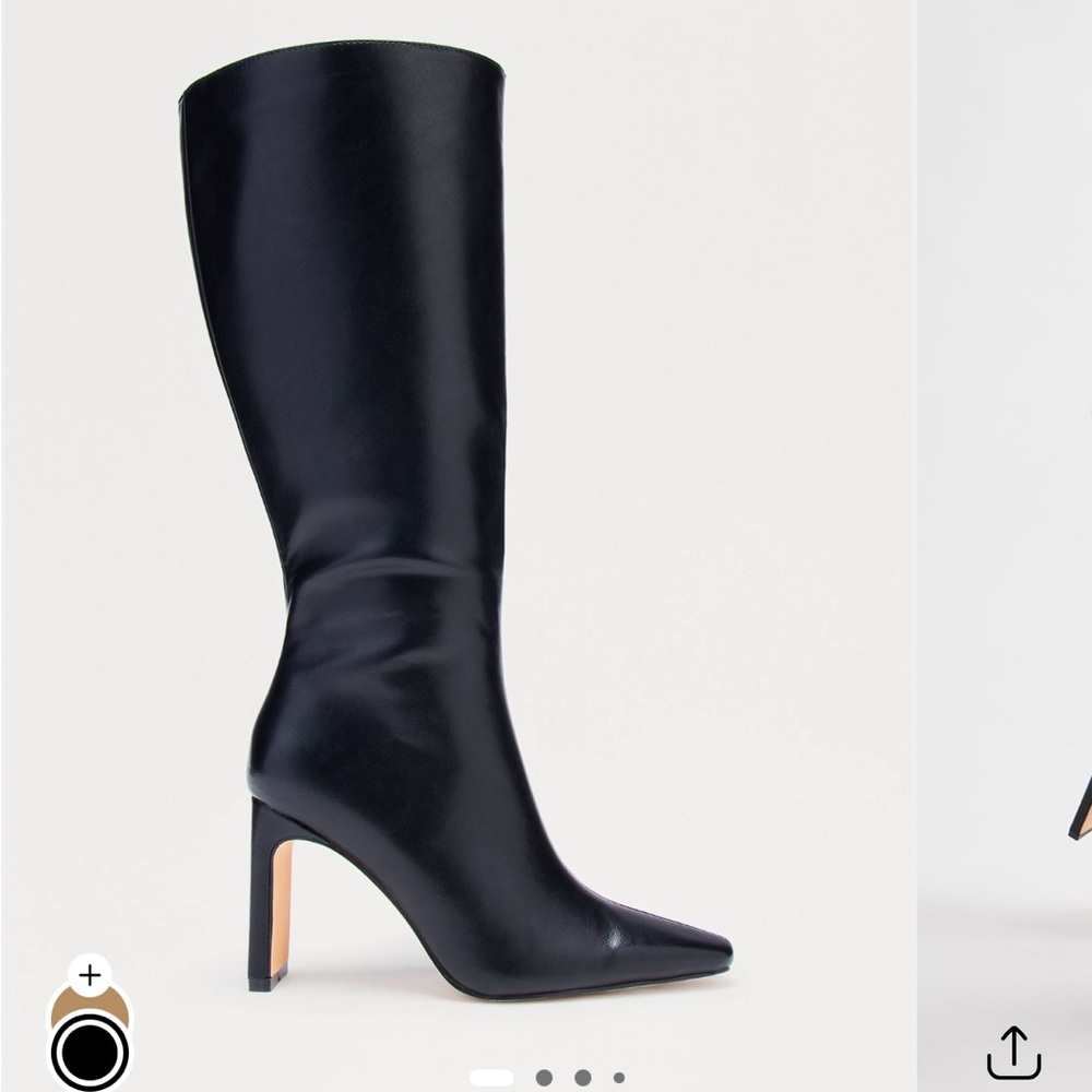 Brand new in box Fashion Nova Black Heeled Boots